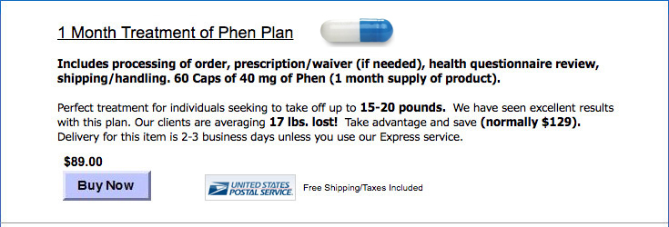 Phentermine online no prescription